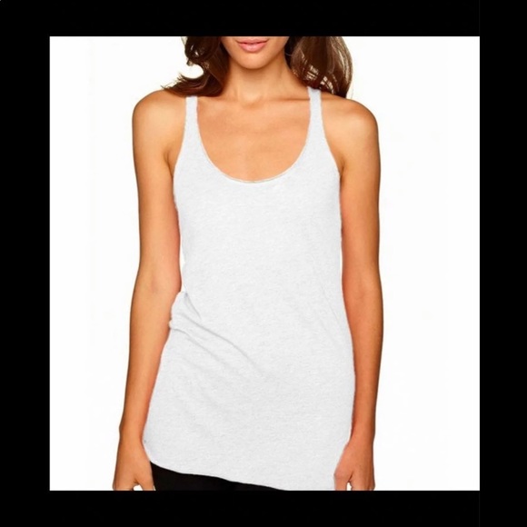 Gym Workout Triblend Racerback Tank Top Shirt - Picture 8 of 9